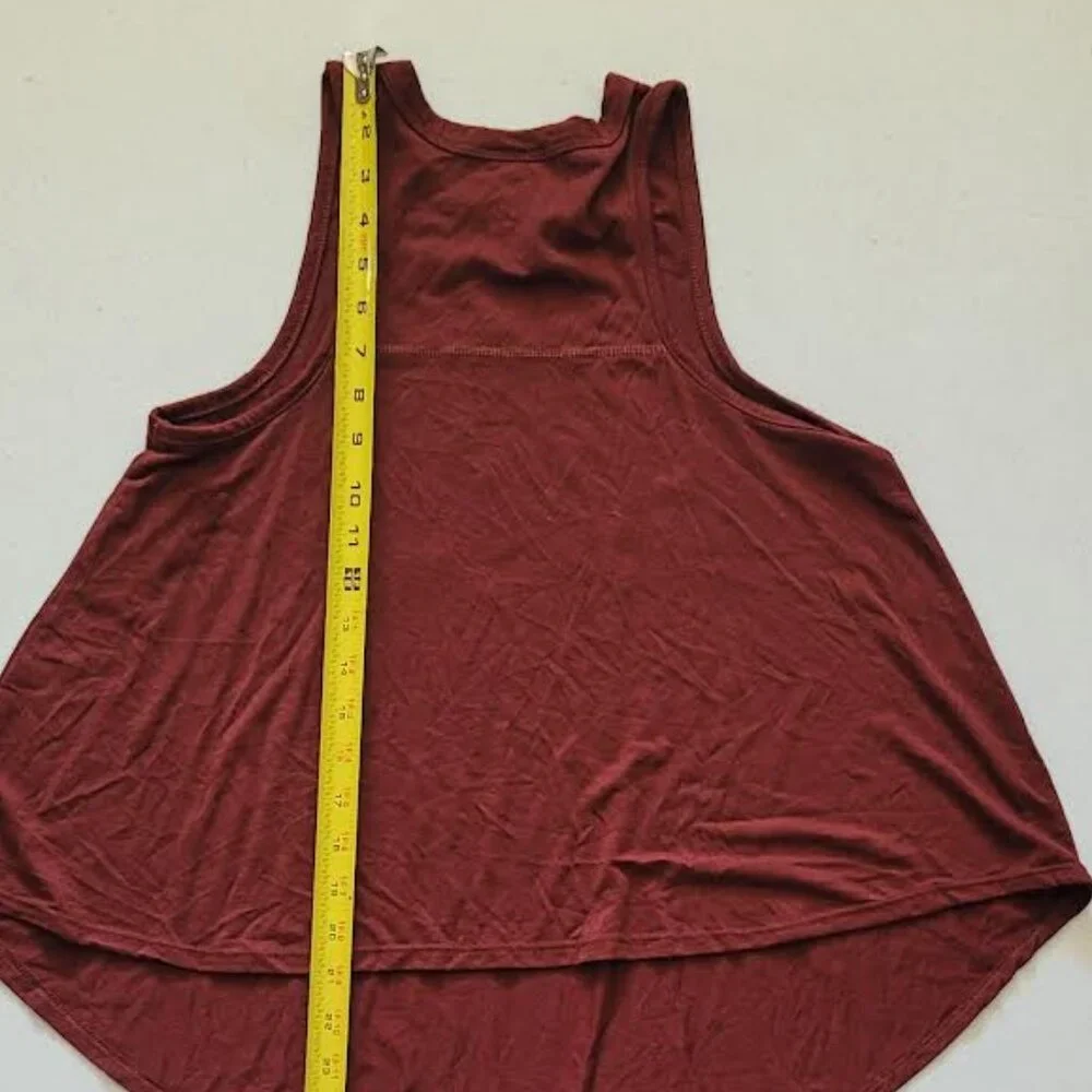 NWT Modern Lux Hit The Road Again rust colored graphic tank - Size Small - Picture 6 of 8